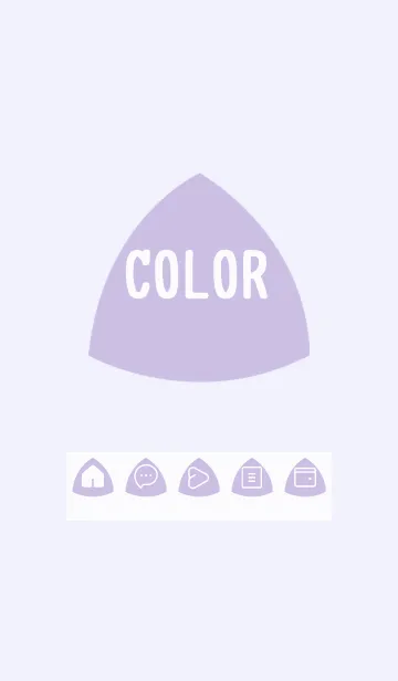 [LINE着せ替え] purple color L24の画像1