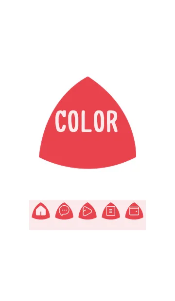 [LINE着せ替え] red color L23の画像1