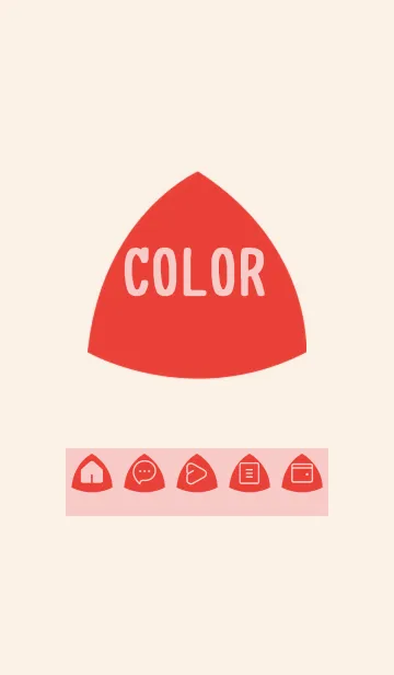 [LINE着せ替え] red color L24の画像1