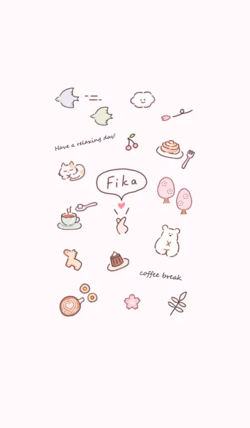 [LINE着せ替え] 「Fika」桜✿sakurairo11_1の画像1