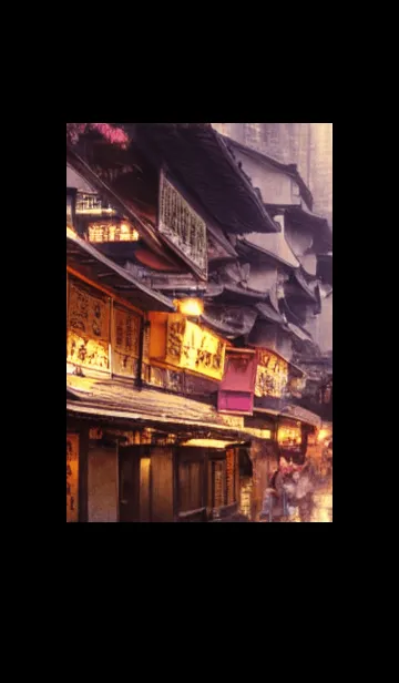 [LINE着せ替え] 和の夜桜#DQ218。の画像1