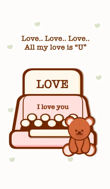 [LINE着せ替え] My love letter 8 :)の画像1