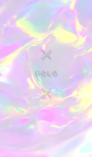 [LINE着せ替え] HOLO - × 001 BKの画像1