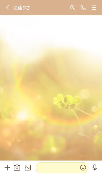 [LINE着せ替え] 四つ葉のクローバー Cuddle #2-11の画像2