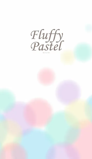 [LINE着せ替え] Fluffy Pastel.MEKYM 17の画像1