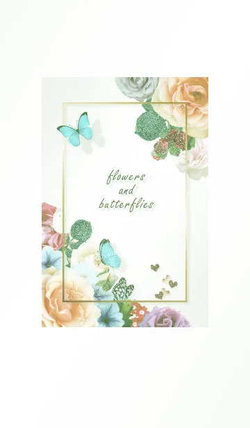 [LINE着せ替え] フラワー♥pistachiogreen06_1の画像1