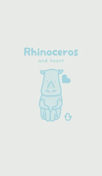 [LINE着せ替え] サイとハート フロスティホワイトの画像1