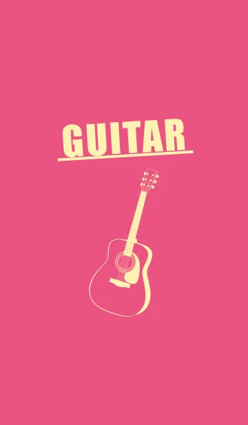 [LINE着せ替え] GUITAR COLOR  カーネーションピンクの画像1