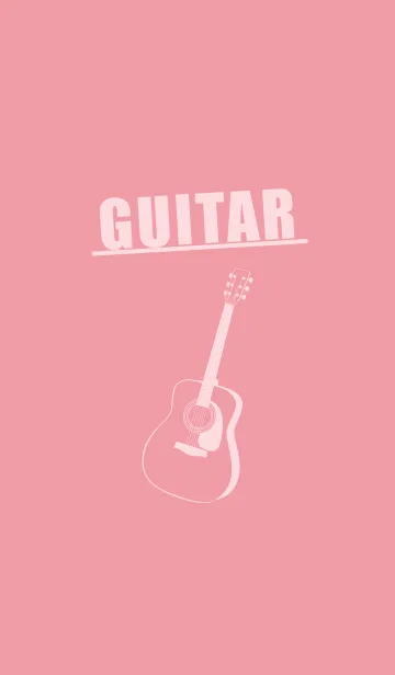 [LINE着せ替え] GUITAR COLOR  ローズピンクの画像1