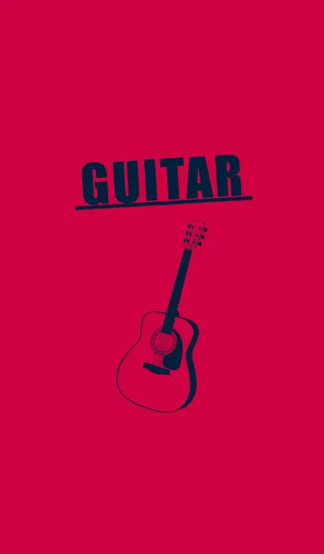 [LINE着せ替え] GUITAR COLOR  ペッパーレッドの画像1