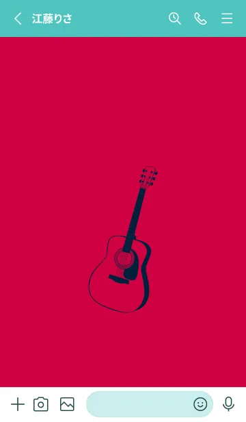 [LINE着せ替え] GUITAR COLOR  ペッパーレッドの画像2