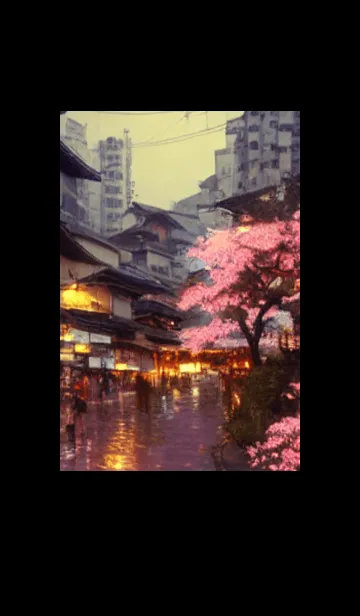 [LINE着せ替え] 和の夜桜#DR118。の画像1