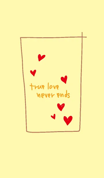 [LINE着せ替え] true love never ends 11の画像1