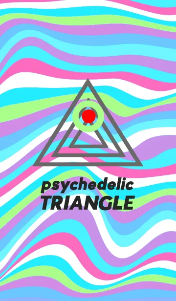 [LINE着せ替え] サイケデリック トライアングル 196の画像1