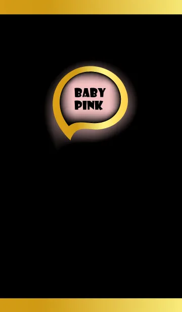 [LINE着せ替え] Baby Pink Gold Black Theme (JP)の画像1