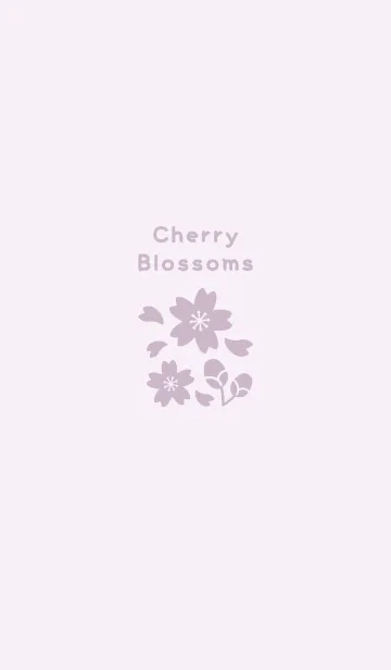 [LINE着せ替え] 桜14<パープルピンク>の画像1