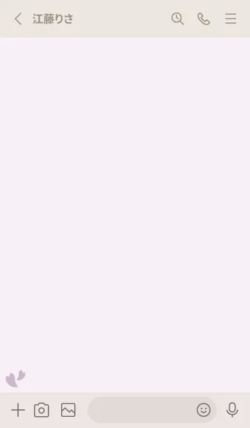 [LINE着せ替え] 桜14<パープルピンク>の画像2