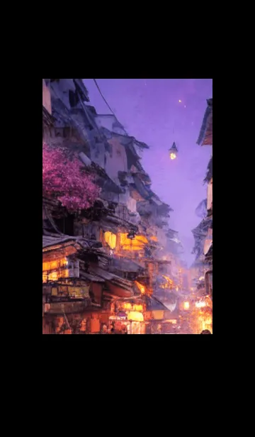 [LINE着せ替え] 和の夜桜#DR15。の画像1