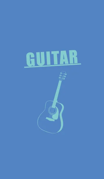 [LINE着せ替え] GUITAR COLOR  薄群青の画像1