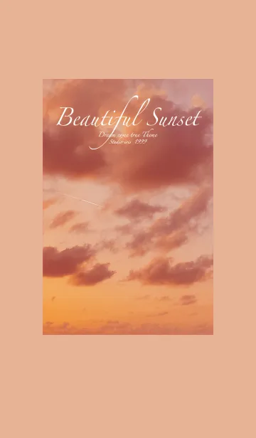 [LINE着せ替え] Beautiful Sunset sepia colorの画像1