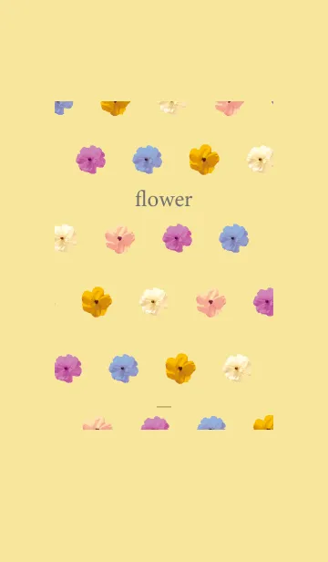 [LINE着せ替え] 黄色 : Spring Flowerの画像1