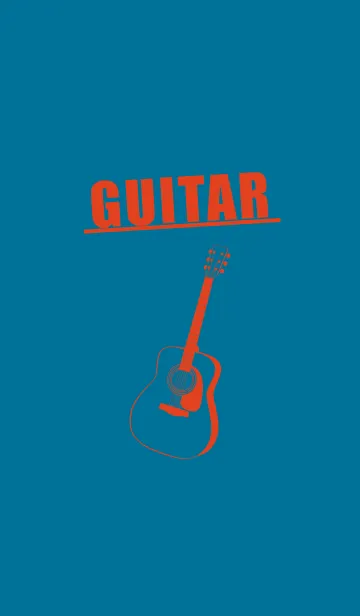 [LINE着せ替え] GUITAR COLOR  ダックブルーの画像1