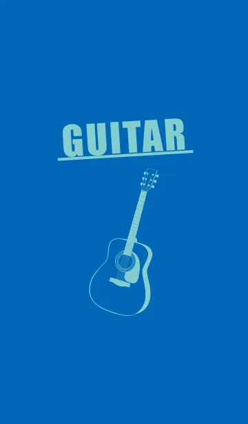 [LINE着せ替え] GUITAR COLOR  コバルトブルーの画像1