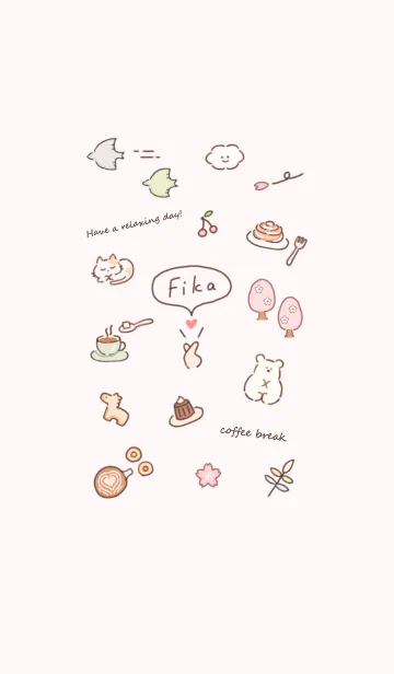 [LINE着せ替え] 「Fika」桜✿babypink10_1の画像1