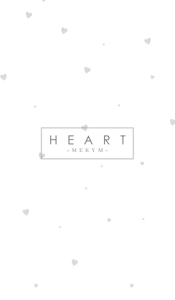 [LINE着せ替え] HEART GRAY-SIMPLE.MEKYM 22の画像1
