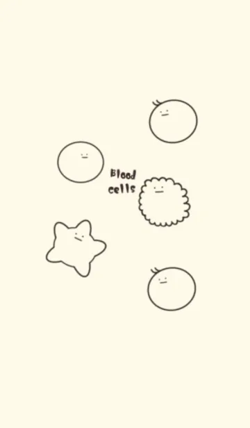 [LINE着せ替え] 血球たちの着せ替え（白2）の画像1
