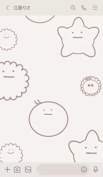 [LINE着せ替え] 血球たちの着せ替え（白2）の画像2