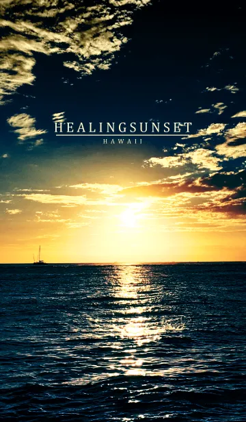 [LINE着せ替え] HEALING SUNSET-MEKYM 12の画像1