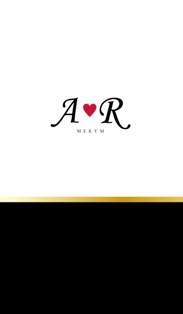 [LINE着せ替え] LOVE INITIAL-A&R イニシャルの画像1