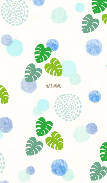 [LINE着せ替え] 夏 水彩丸27の画像1