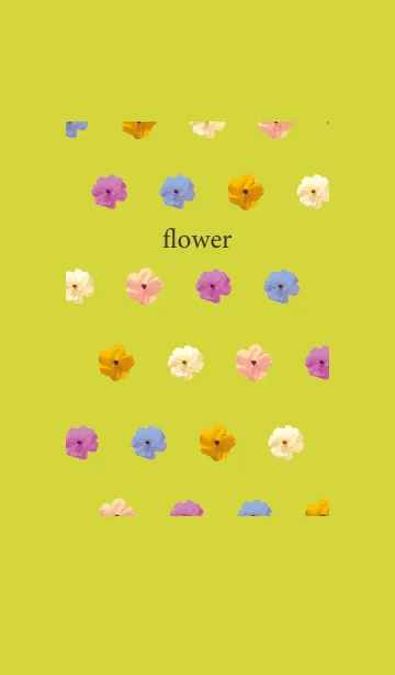 [LINE着せ替え] 黒と黄色 : Spring Flowerの画像1