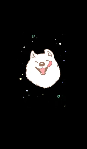 サモエドブラックの着せ替えメイン画像