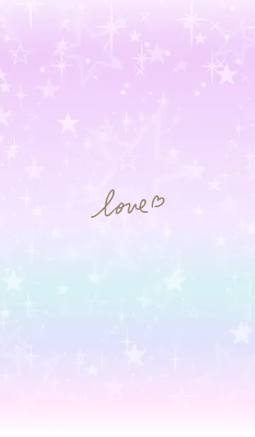 [LINE着せ替え] 星 グラデーション26の画像1