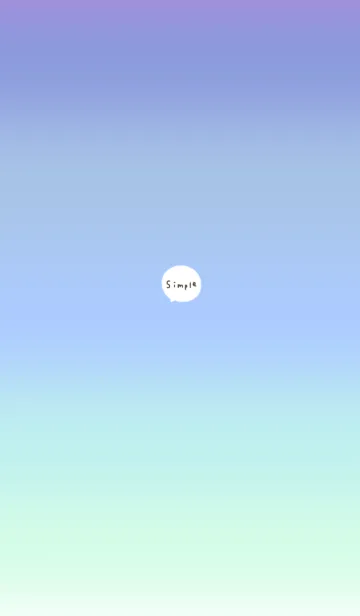 [LINE着せ替え] ブルーグラデーション。シンプル。の画像1