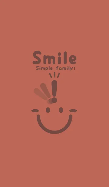 [LINE着せ替え] スマイル＆ヒラメキ テラコッタの画像1