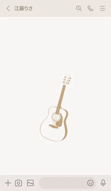 [LINE着せ替え] GUITAR COLOR  パールホワイトの画像2