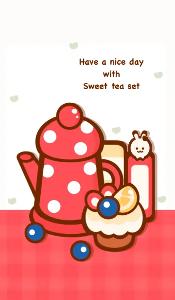 [LINE着せ替え] Lovely tea set 12の画像1