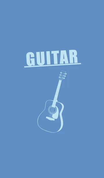 [LINE着せ替え] GUITAR COLOR  ペールパステルブルーの画像1