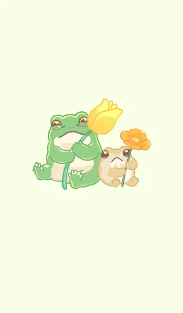 [LINE着せ替え] もっとゆるく生きたいカエルの画像1