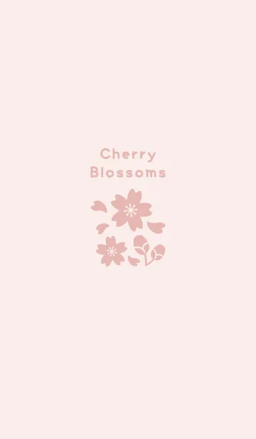 [LINE着せ替え] 桜14<ピンクオレンジ>の画像1