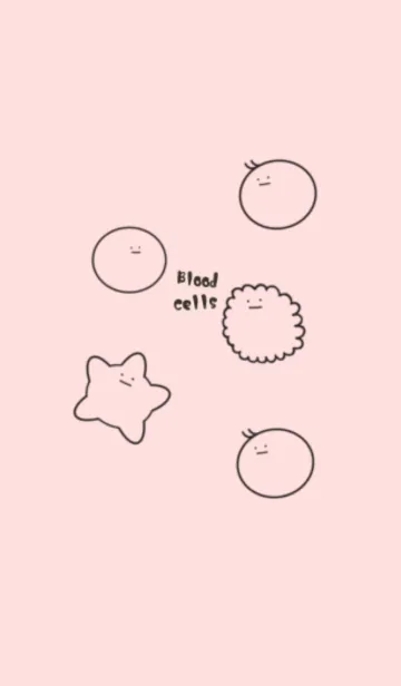 [LINE着せ替え] 血球たちの着せ替え（ピンク2）の画像1