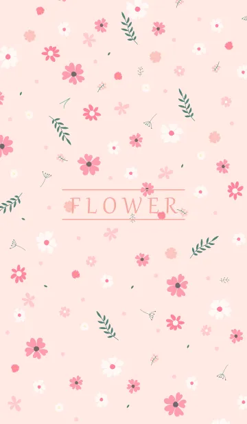 [LINE着せ替え] MANY FLOWERS PINK 89の画像1