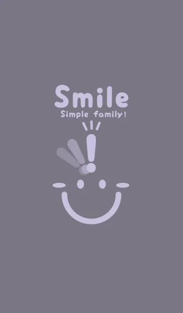 [LINE着せ替え] スマイル＆ヒラメキ ライラックヘイズィの画像1