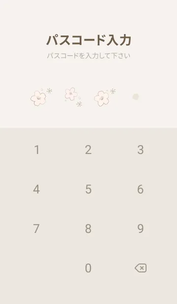 [LINE着せ替え] SAKURA flower shower ivoryの画像4