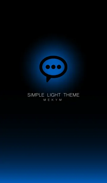 [LINE着せ替え] SIMPLE LIGHT ICON-GRADATION- 9の画像1
