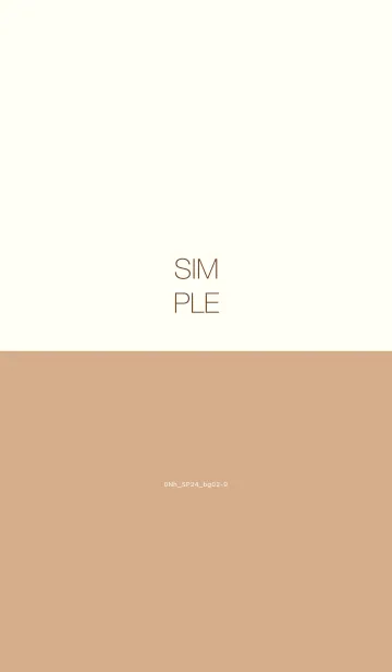 [LINE着せ替え] 0Nh_24_ベージュ2-9の画像1